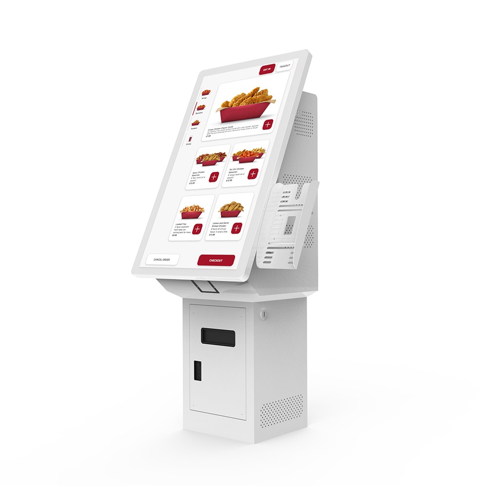 LCDSLD 27 inch PCAP Panel in Banking Kiosk Network LcdSLD
