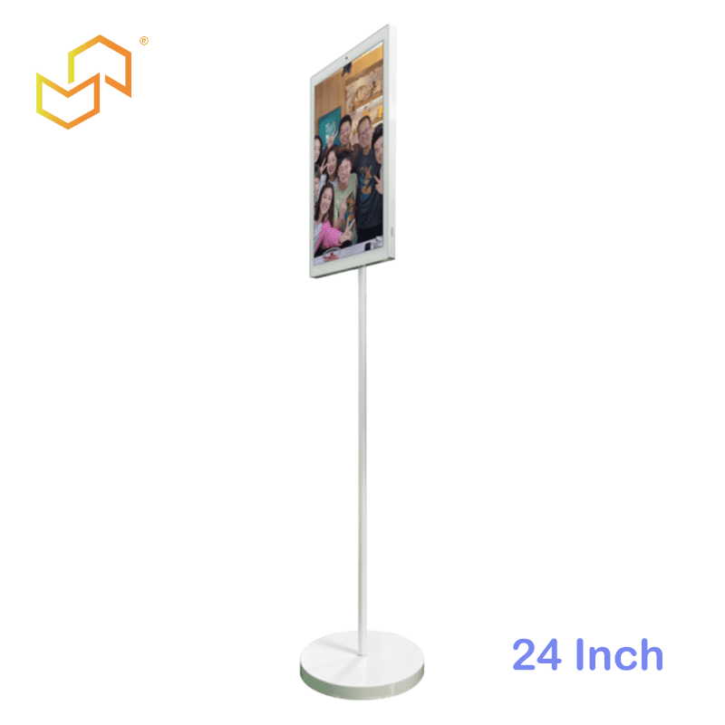 24 Inch Commercial White Android Kiosk
