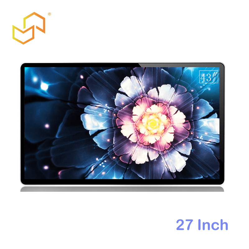 27 Inch Commercial Wall-Mounted Embedded Touchscreen Monitor