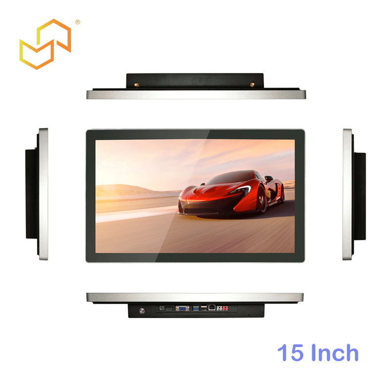 15 Inch Commercial Wall-Mounted Embedded Touchscreen Monitor