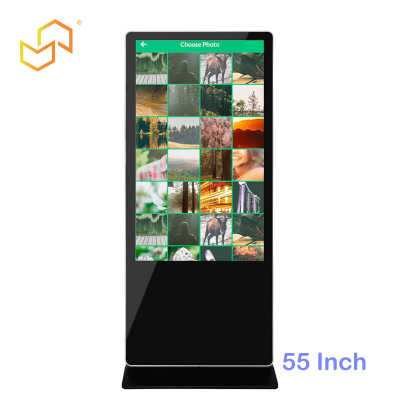 55 Inch Commercial Windows Infrared Touchscreen Kiosk
