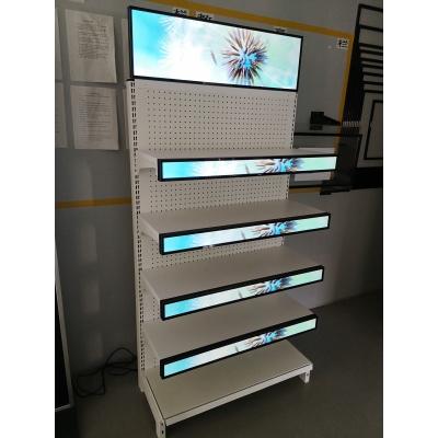Commercial 600mm Strip Screen Ultra Wide Stretched Shelf Display